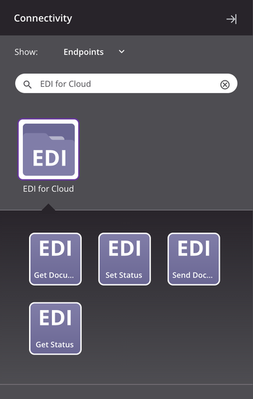 EDI for Cloud activity types